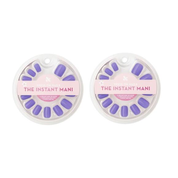 2 Pack Olive & June Instant Mani Press-On Fake Nails SHORT Bold & Unshaken 42 ea - Picture 1 of 1